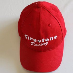 Bridgestone Firestone racing red adjustable Hat